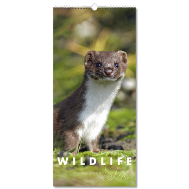 Wildlife Slim Wall Calendar